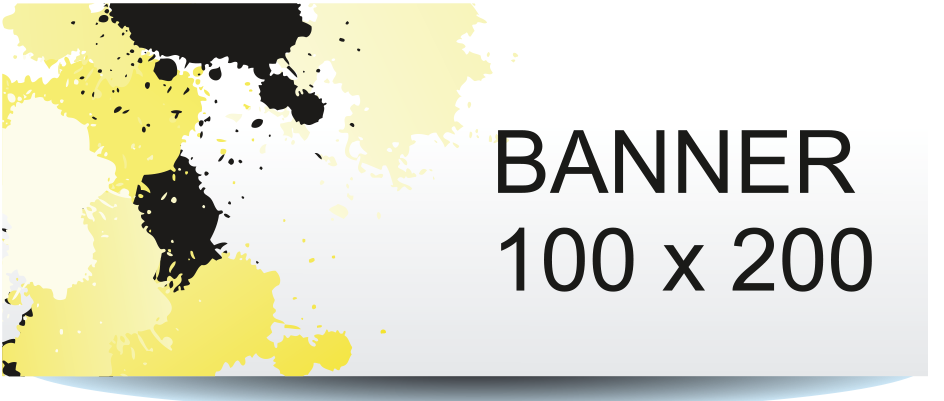 Banner 200 x 100 cm