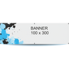 Banner 300 x 100 cm