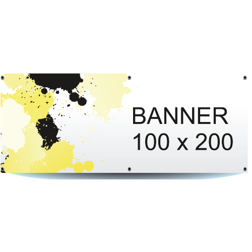 Banner 200 x 100 cm